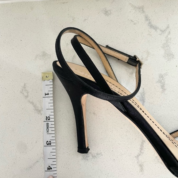 **SOLD** kate spade, black strappy sandles, 3.5” heel, size 6, gently worn - Picture 6 of 6